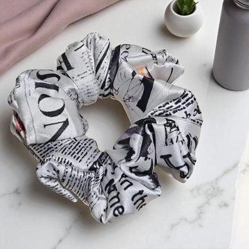 City Chic Printed Satin Scrunchie
