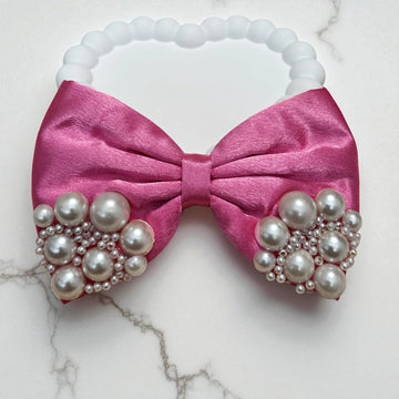 Rose Dust Dream Pearl Bow