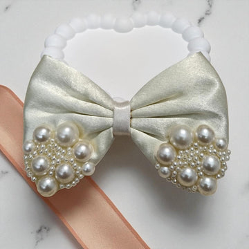Vanilla Silk Dream Pearl Bow