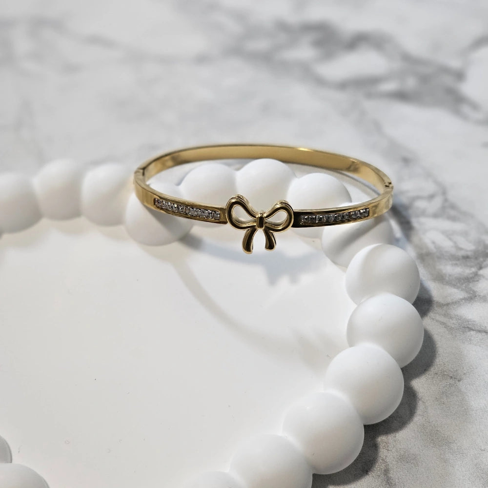 Tied Grace Bangle Bracelet