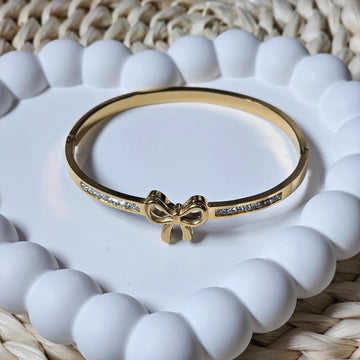 Tied Grace Bangle Bracelet