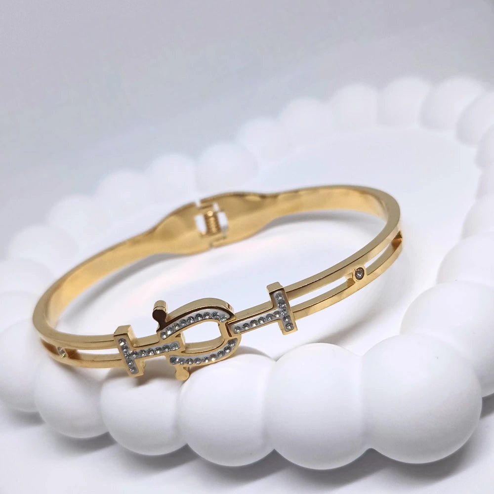 Twilight Arc Bangle Bracelet