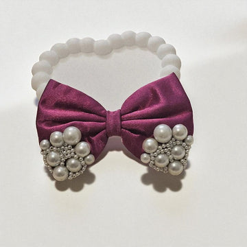 Berry Dream Pearl Bow