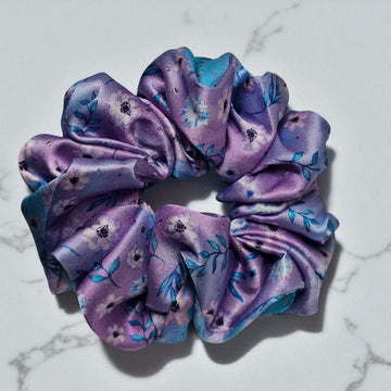 Berry Swirl Satin Scrunchies