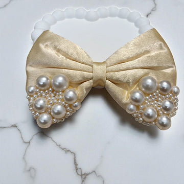 Champagne Dream Pearl Bow