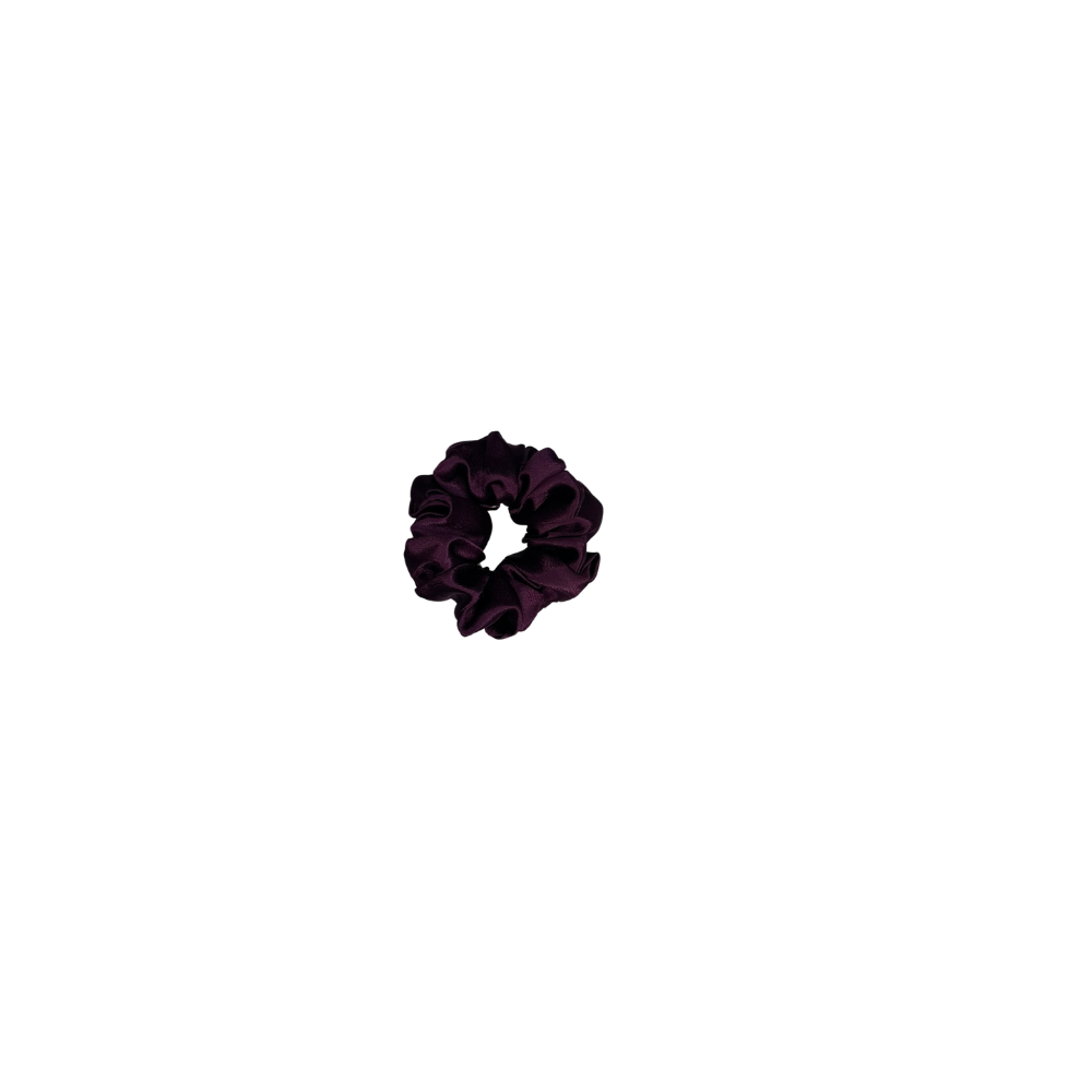 Dusky Violet Premium Satin Scrunchies