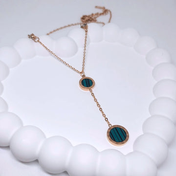 Emerald Time Necklace