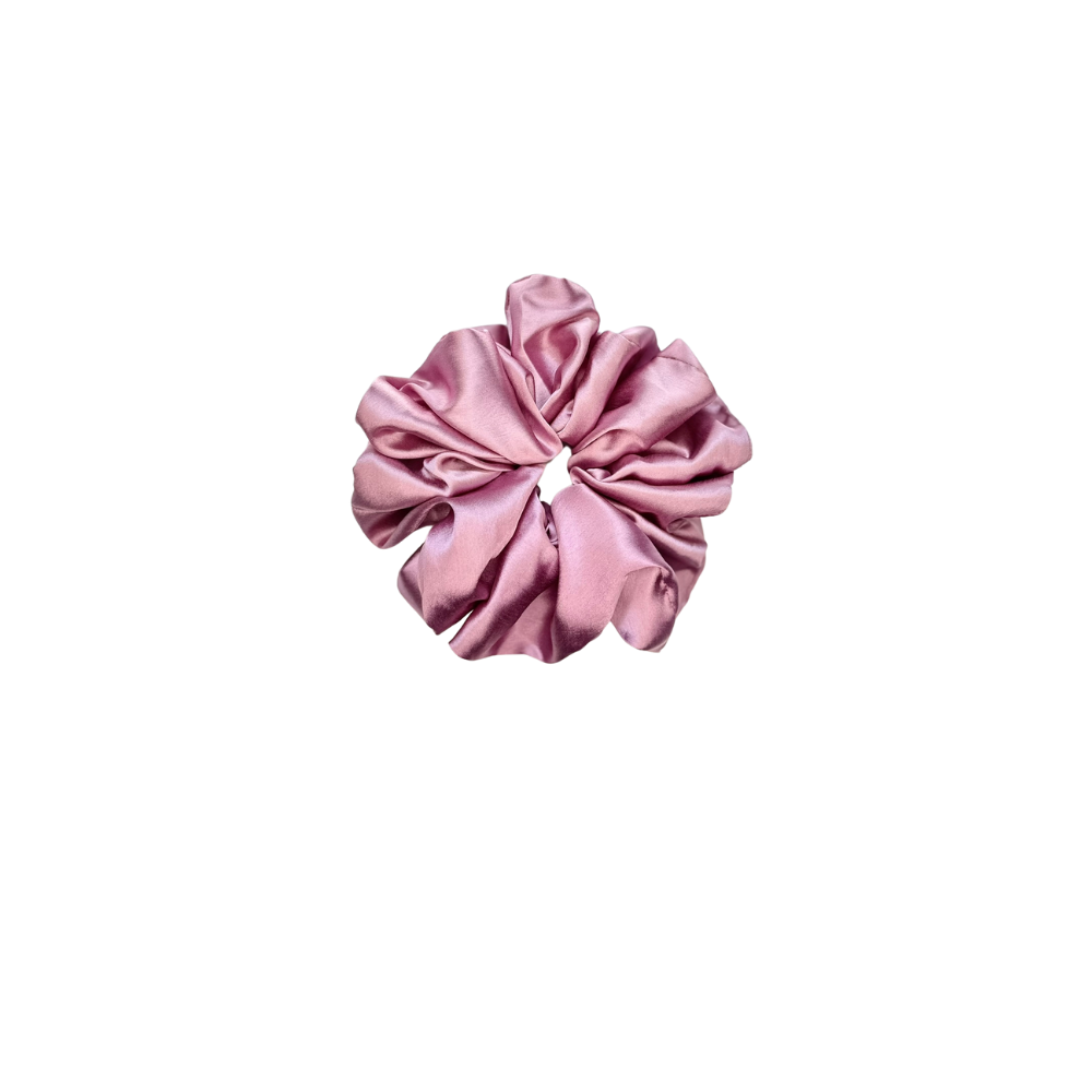 Evening Dust Satin Scrunchies
