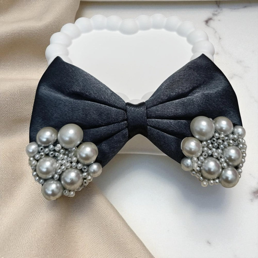 Noir Dream Pearl Bow