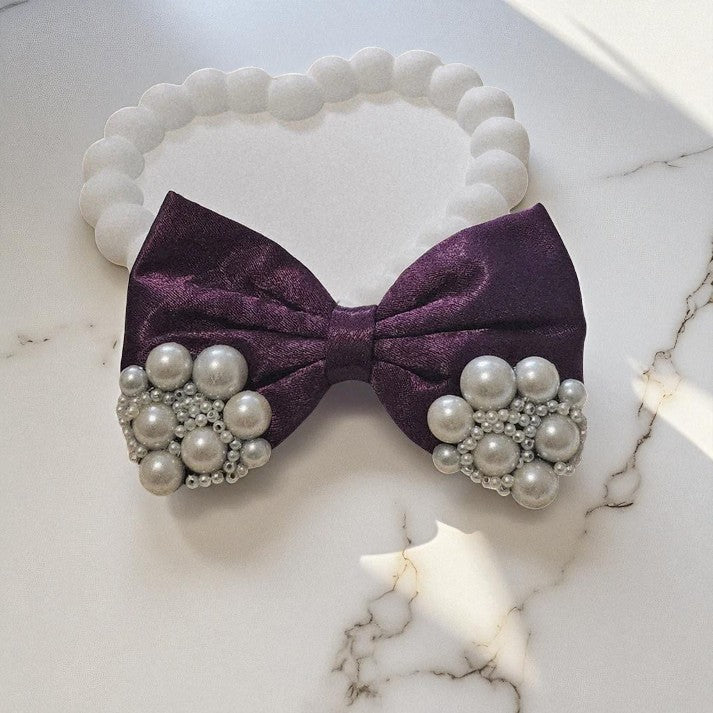 Orchid Blush Dream Pearl Bow