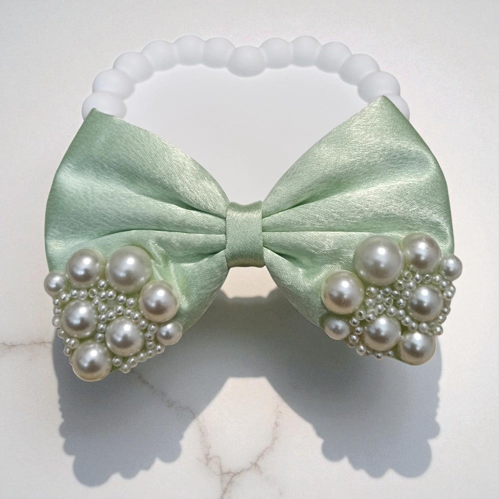 Pistachio Pearl Dream Pearl Bow