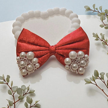 Scarlet Dream Pearl Bow