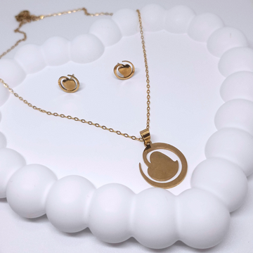 Twin Hearts Necklace