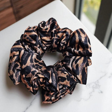 Wild Whisper Printed Satin Scrunchie